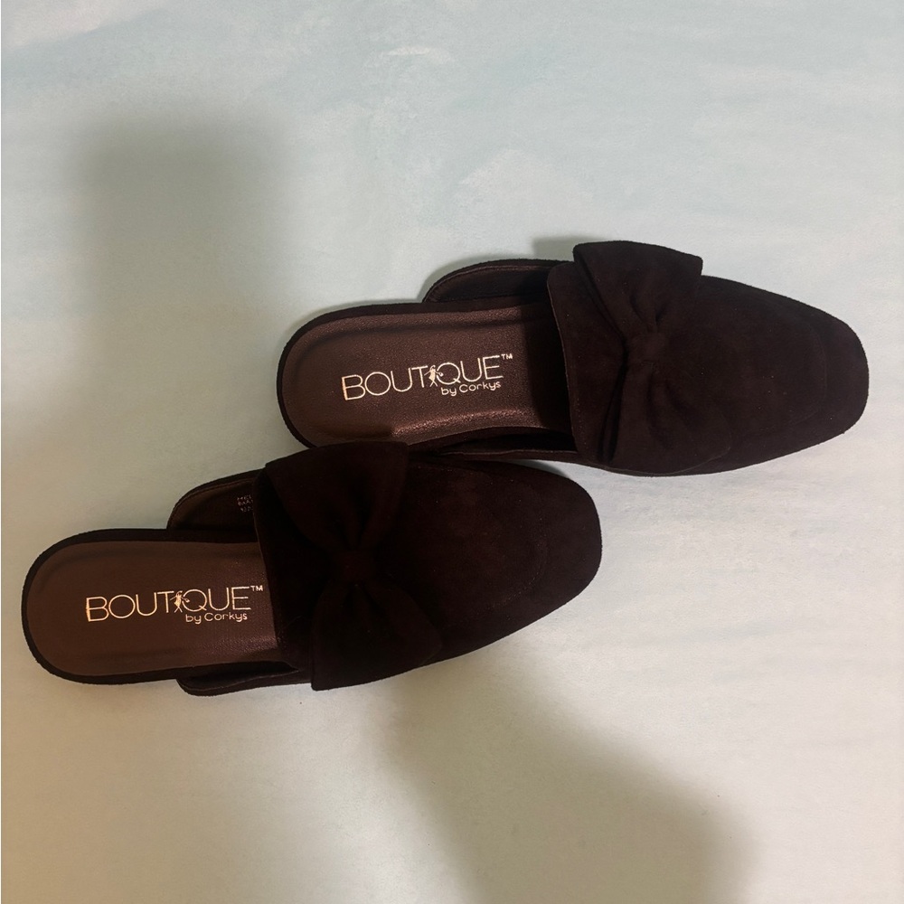 Corkys Boutique Black Suede Footwear